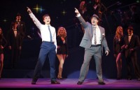 Stephen Anthony as Frank Abagnale, Jr. (left) and Merritt David Janes as Agent Hanratty. Photo by Carol Rosegg.
