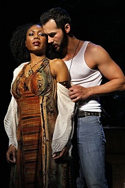 Austene Van (Aida) and Jared Oxborough (Radames). Photo by Michal Daniel.