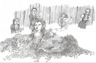 "The Legend of Sleepy Hollow." Sketch by Jim Bakkom.