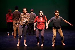 Heather Bunch, Adelin Phelps and Willie Gambucci in "Red Resurrected". Photo by  Lauren B Photography.