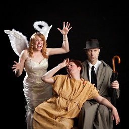 Shanan Custer, Stacey Poirier, and Stephen Houtz in "Girl Shorts". Photo by Richard Fleischman.