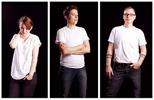 Briana Zora Libby, Heather Spear, and Chris Little in "Changes in Time". Photo by Rebecca Jean Lawrence Photography.