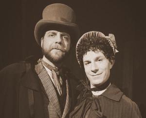 Walter (Nathan Tylutki) and Charles/Charlotte (Neil Schneider). Photo by Ruth Virkus.
