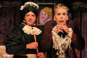 Stephen Cartmell and Bradley Greenwald in The Mystery of Irma Vep. PHOTO CREDIT:  Michal Daniel